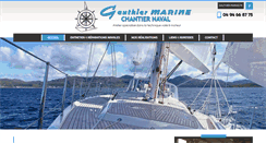 Desktop Screenshot of gauthier-marine.fr