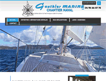 Tablet Screenshot of gauthier-marine.fr